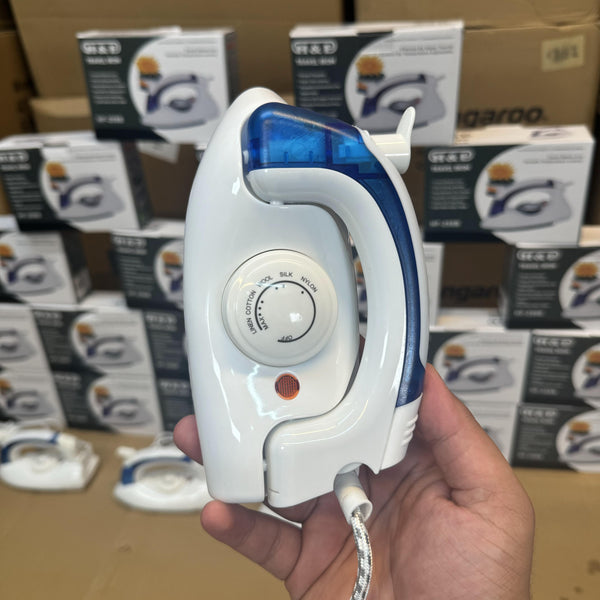Flat Folding Traveling Steam Iron - Lot Imported - Khyber Imports