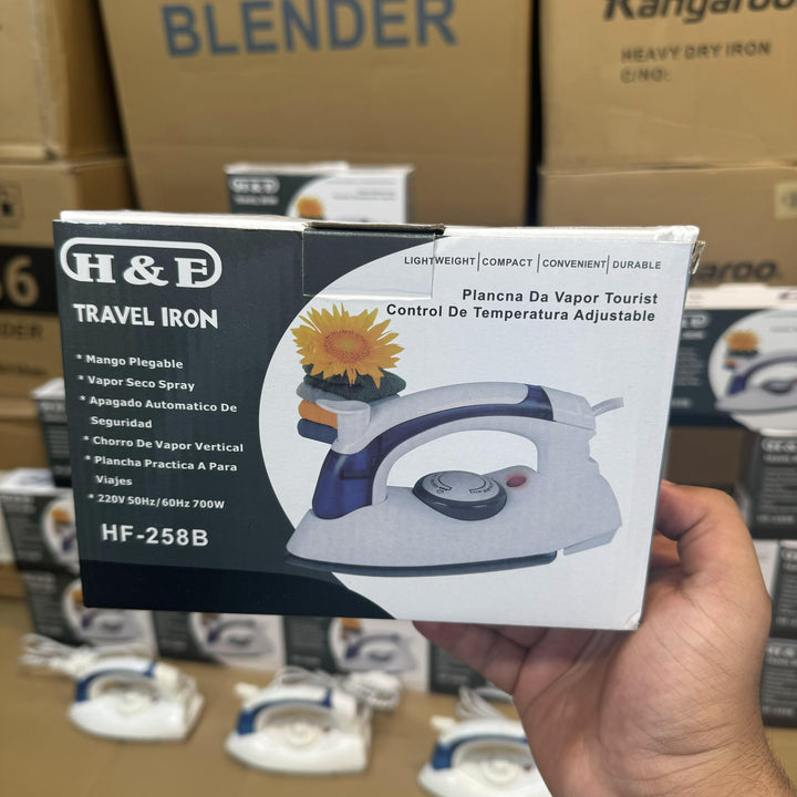 Flat Folding Traveling Steam Iron - Lot Imported - Khyber Imports