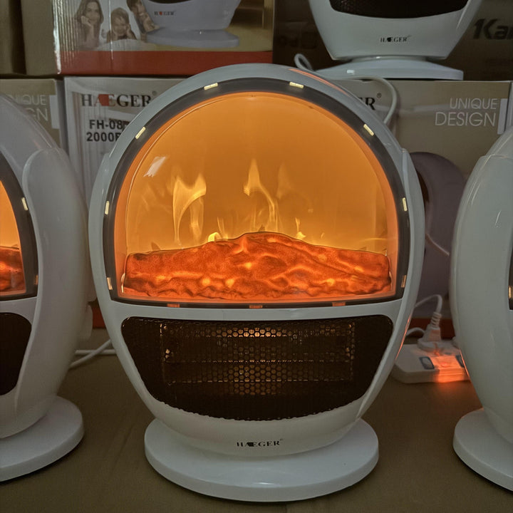 3D Simulation Flame Electric Fan Heater - High Quality China Lot Import - Khyber Imports