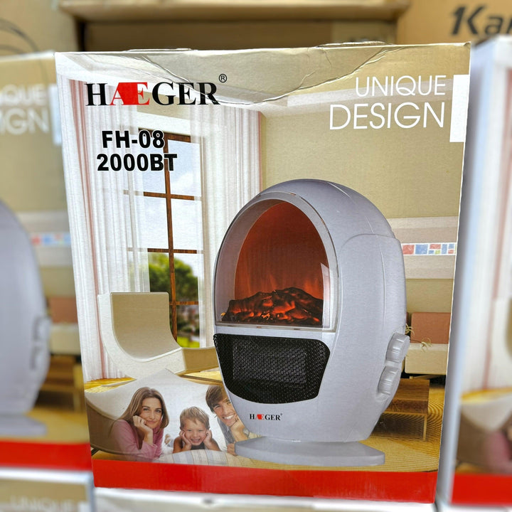 3D Simulation Flame Electric Fan Heater - High Quality China Lot Import - Khyber Imports