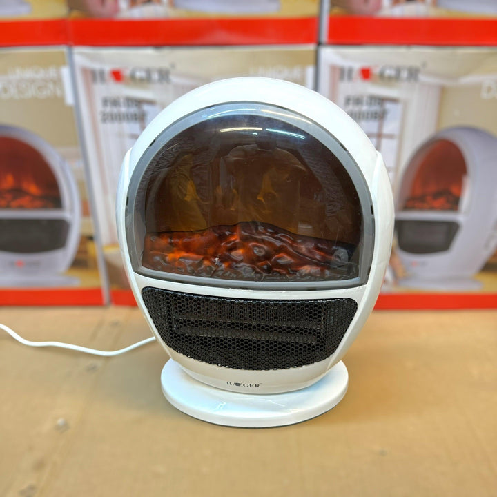 3D Simulation Flame Electric Fan Heater - High Quality China Lot Import - Khyber Imports