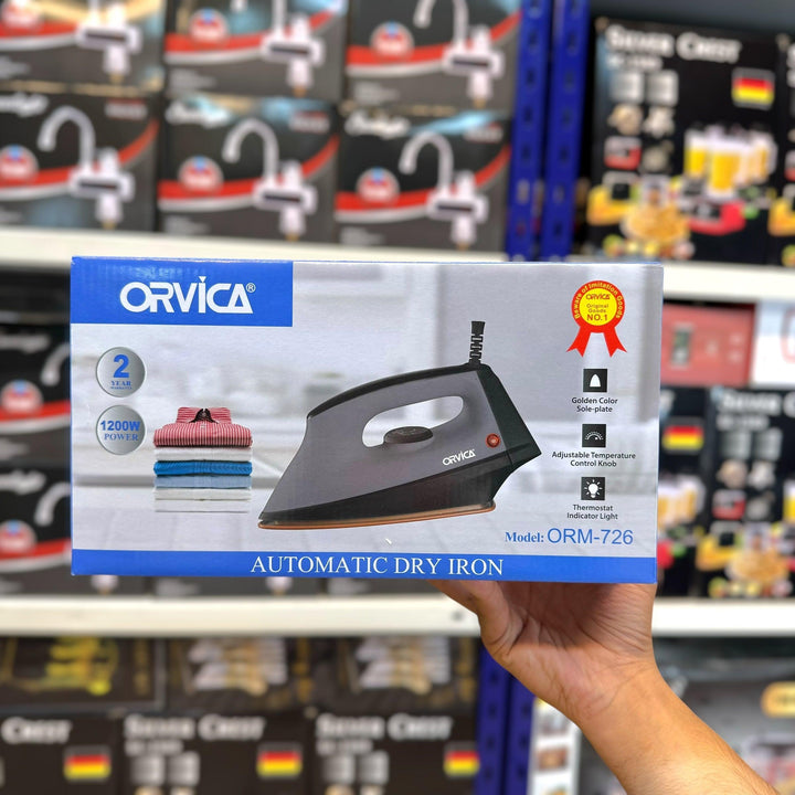 Lot Imported Orvica Automatic Ceramic Dry Iron - Khyber Imports