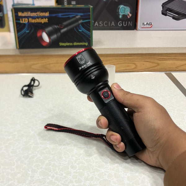 Long Range Rechargeable Torch | Best Quality - Khyber Imports