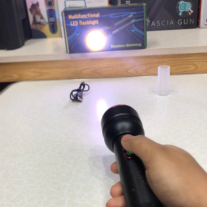 Long Range Rechargeable Torch | Best Quality - Khyber Imports