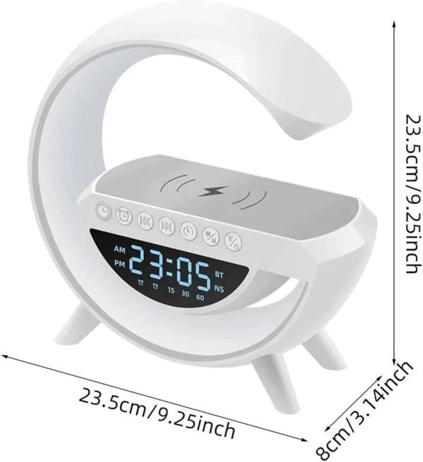 G-shape Multifunctional Lamp & Bluetooth Speaker With Wireless Charging - Khyber Imports