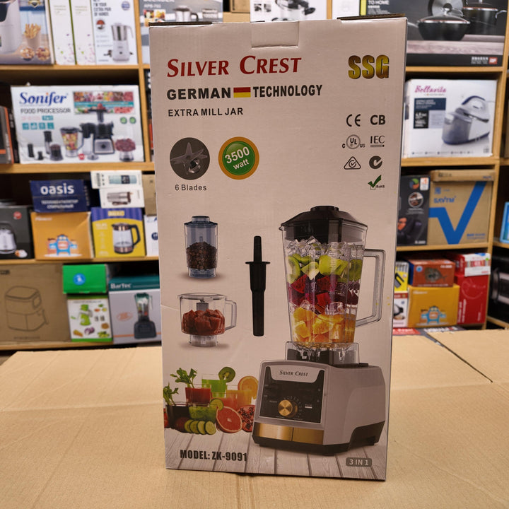 Silver Crest 3-in-1 blender & Chopper with Extra Mill Jar - German Lot - Khyber Imports