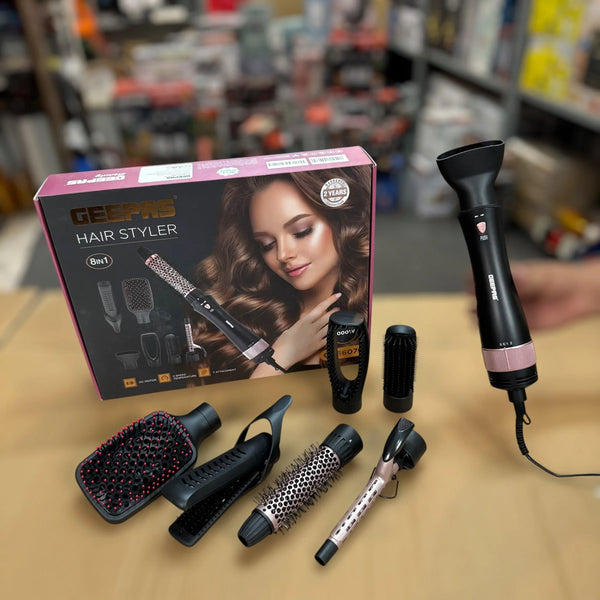 Geepas 8-in-1 Hair Styler