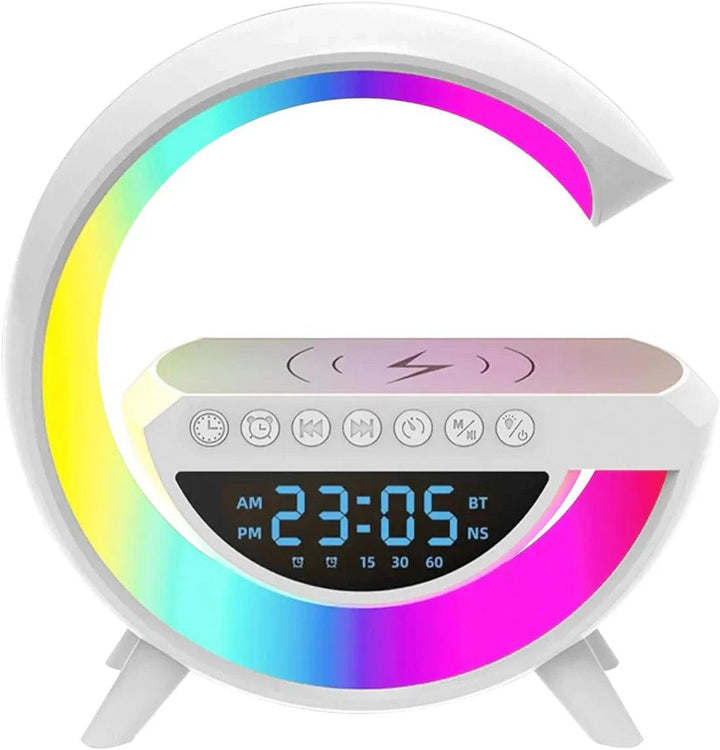G-shape Multifunctional Lamp & Bluetooth Speaker With Wireless Charging - Khyber Imports