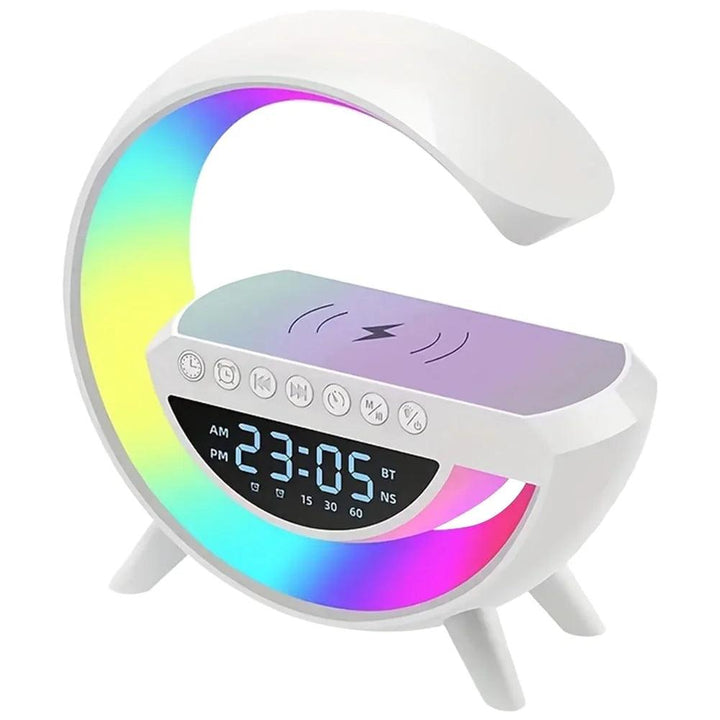 G-shape Multifunctional Lamp & Bluetooth Speaker With Wireless Charging - Khyber Imports