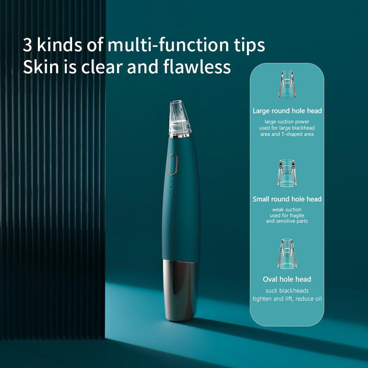 Rechargeable Vacuum Blackhead & Acne Pore Remover | Derma Suction Instrument - Khyber Imports